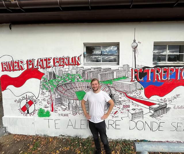 !Primer Mural de River en Europa!